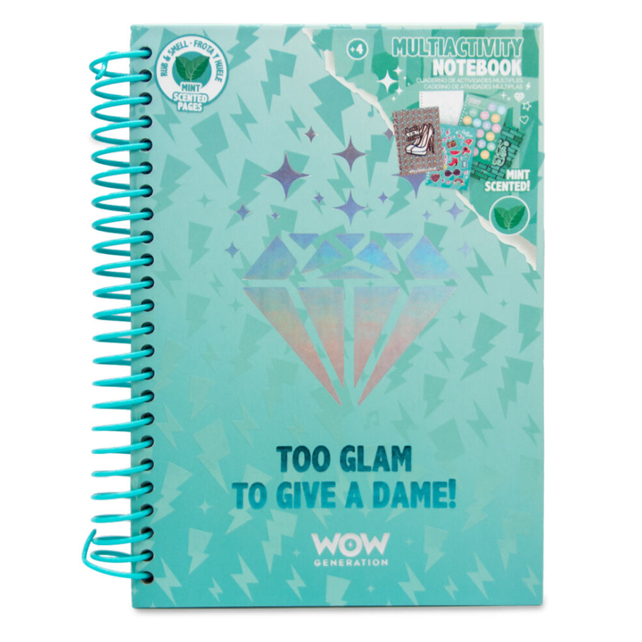 Блокнот з активностями WOW Generation Multi Activity Notebook та стікери трафарети Блокнот з активностями WOW Generation Multi Activity Notebook та стікери трафарети
