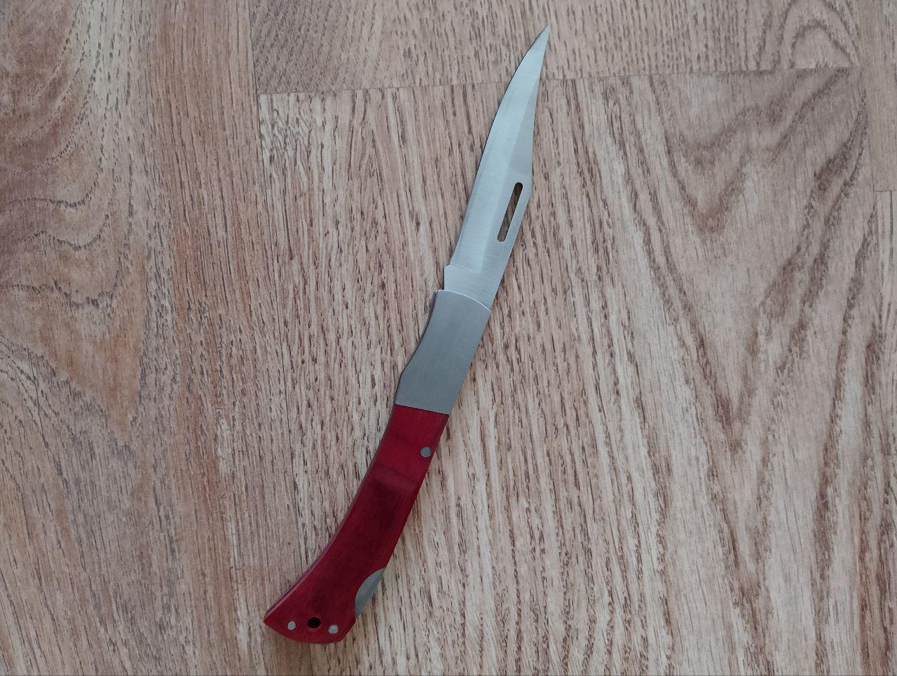 Нож выкидной с чехлом/фиксатором 19, 5 см Красный (4) - фото 5 Нож выкидной с чехлом/фиксатором 19, 5 см Красный (4) - фото 5