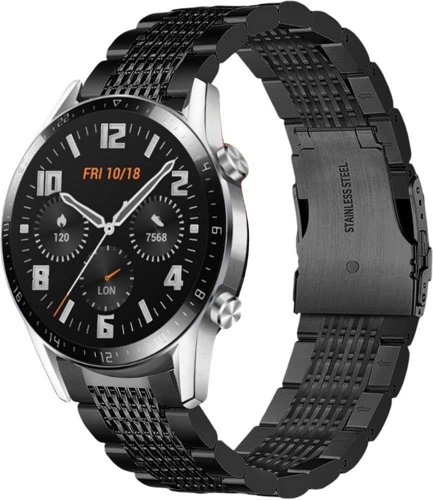 Ремінець металевий Gripix для Huawei Watch GT2 46 мм Black (42052-2B) Ремінець металевий Gripix для Huawei Watch GT2 46 мм Black (42052-2B)