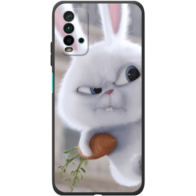 Чехол BoxFace Xiaomi Redmi 9T Rabbit Snowball Черный силикон (41685-up1116-42106)