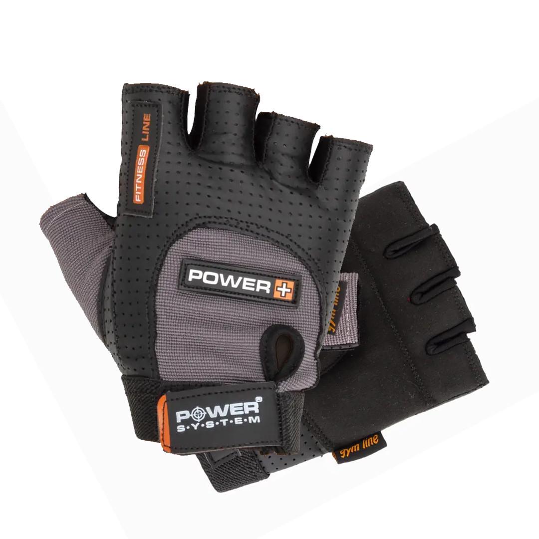 Рукавички для фітнесу Power System PS-2500 Power Plus XXL Black/Grey (A-012215)