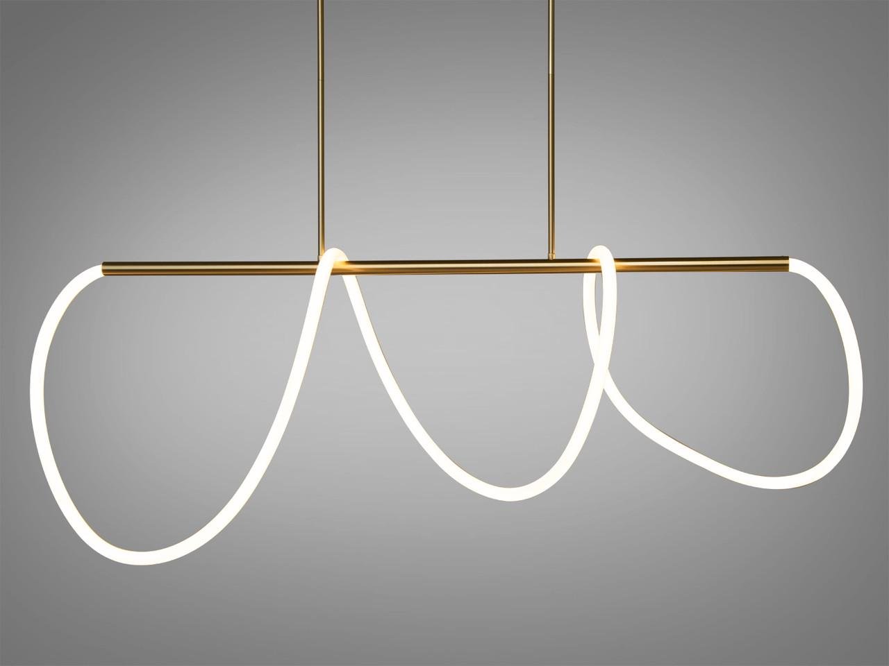 Люстра подвесная SY9752-L1500 GAB 32w из гибкого неона Бронзовый (14279301) - фото 3 Люстра подвесная SY9752-L1500 GAB 32w из гибкого неона Бронзовый (14279301) - фото 3