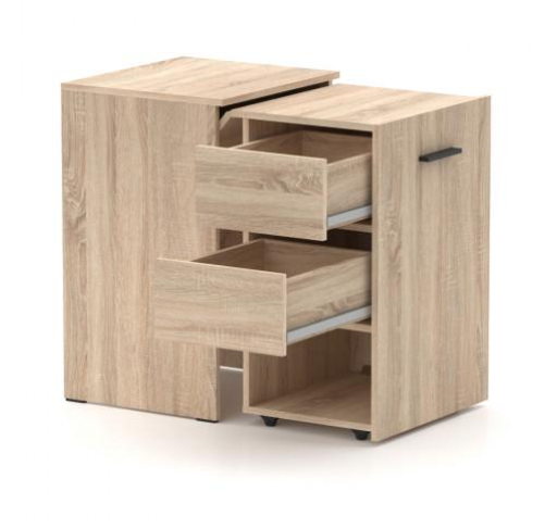 Стол-трансформер Knap Knap Hobana Ш2 140х50х75,6 см Дуб сонома - фото 2