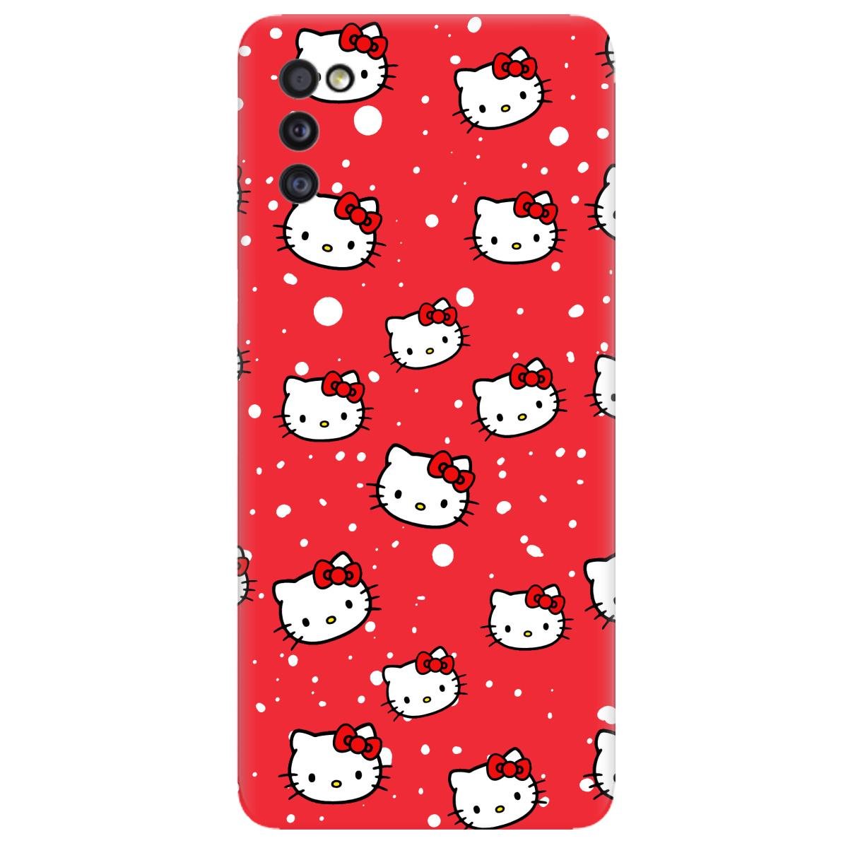 Силиконовый чехол Zorrov для Samsung Galaxy A41 - Hello Kitty (14120060259116440)