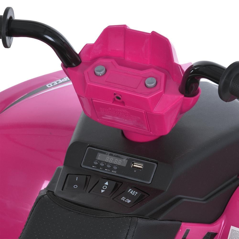 Дитячий електроквадроцикл Bambi M 6060EL 24V Рожевий - фото 6