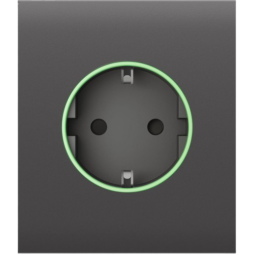 Фронтальна панель Ajax CenterCover smart type F 55 для вбудованої розетки Grey (31022139)