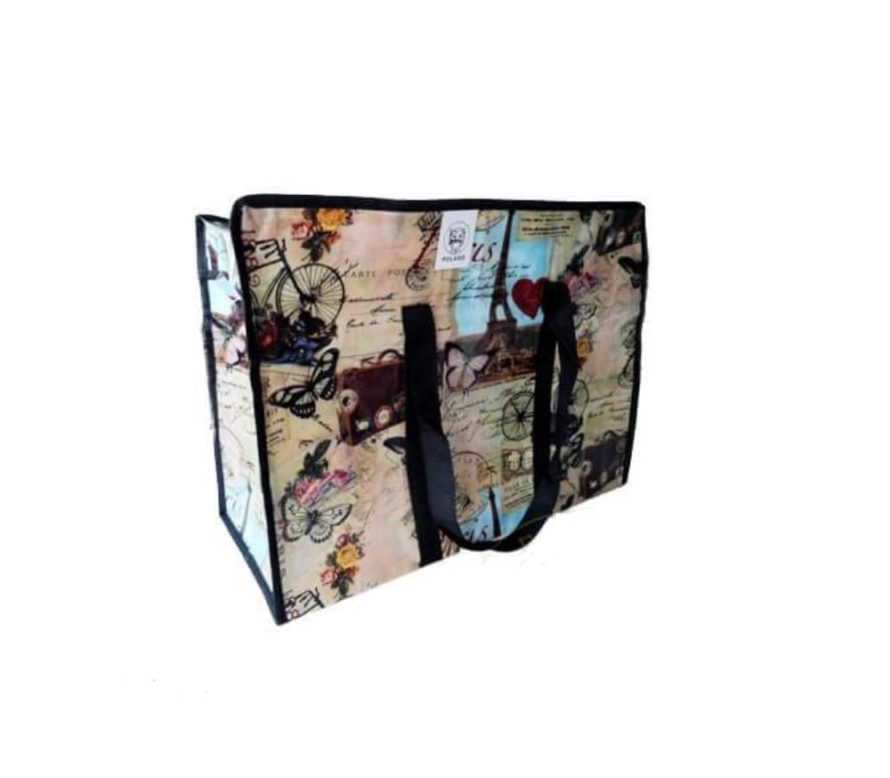 Сумка хозяйственная №2 с принтом 50х35х20 см 7 шт. (2148)