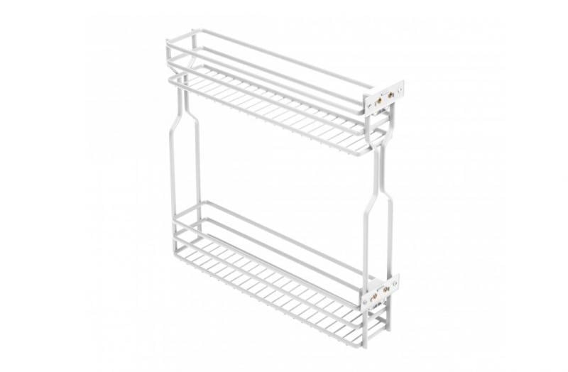 Карго GTV MOVIX 200 мм 2-рівневий овальний прут і направляюча бічна права Білий Карго GTV MOVIX 200 мм 2-рівневий овальний прут і направляюча бічна права Білий