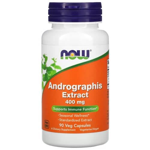 NOW Andrographis Extract 400 мг 90 вегетарианских капс. (NOW-04591)