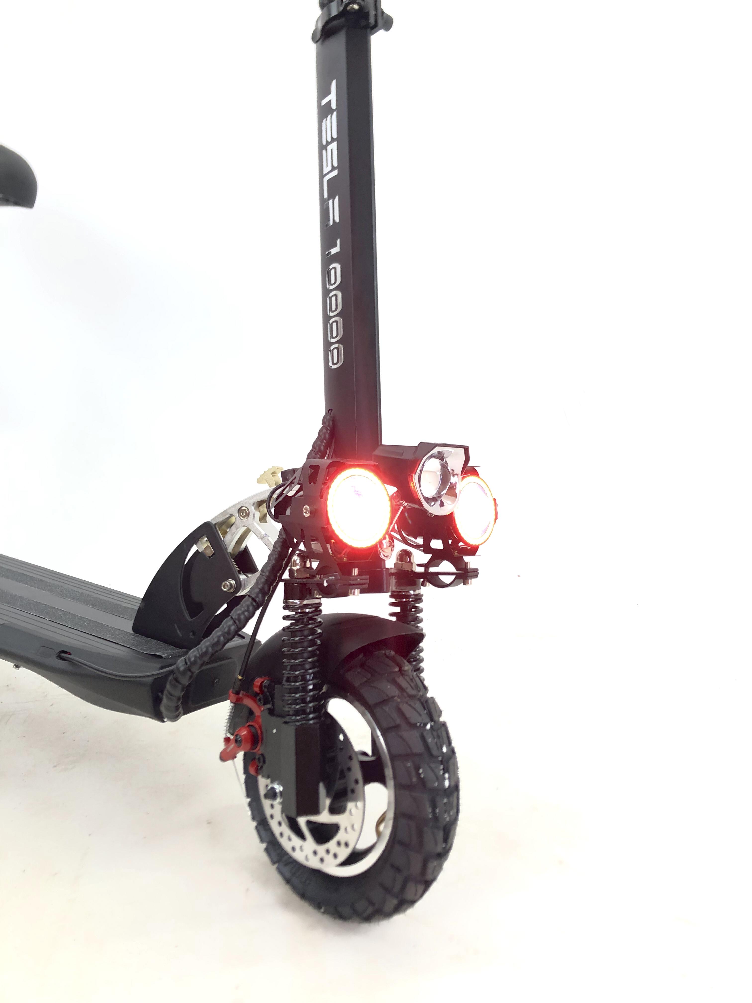 Електросамокат TESLA 10000 NEW 1000W 48V 21Ah Чорний - фото 4 Електросамокат TESLA 10000 NEW 1000W 48V 21Ah Чорний - фото 4