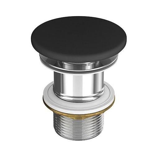 Клапан донный Cersanit Click-Clack 1 1/4" для умывальника Антрацит матовый (K116-109)