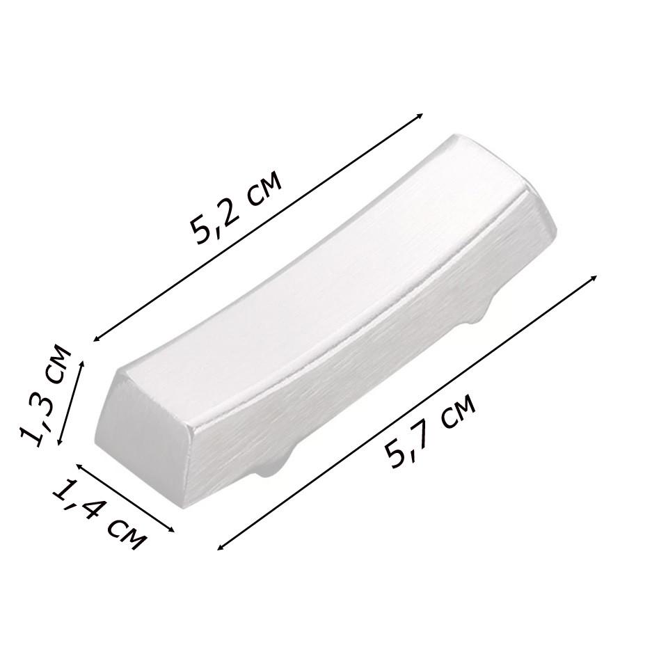Підставка під палички для суші REMY-DECOR Хасіокі прямокутної форми Срібний - фото 2