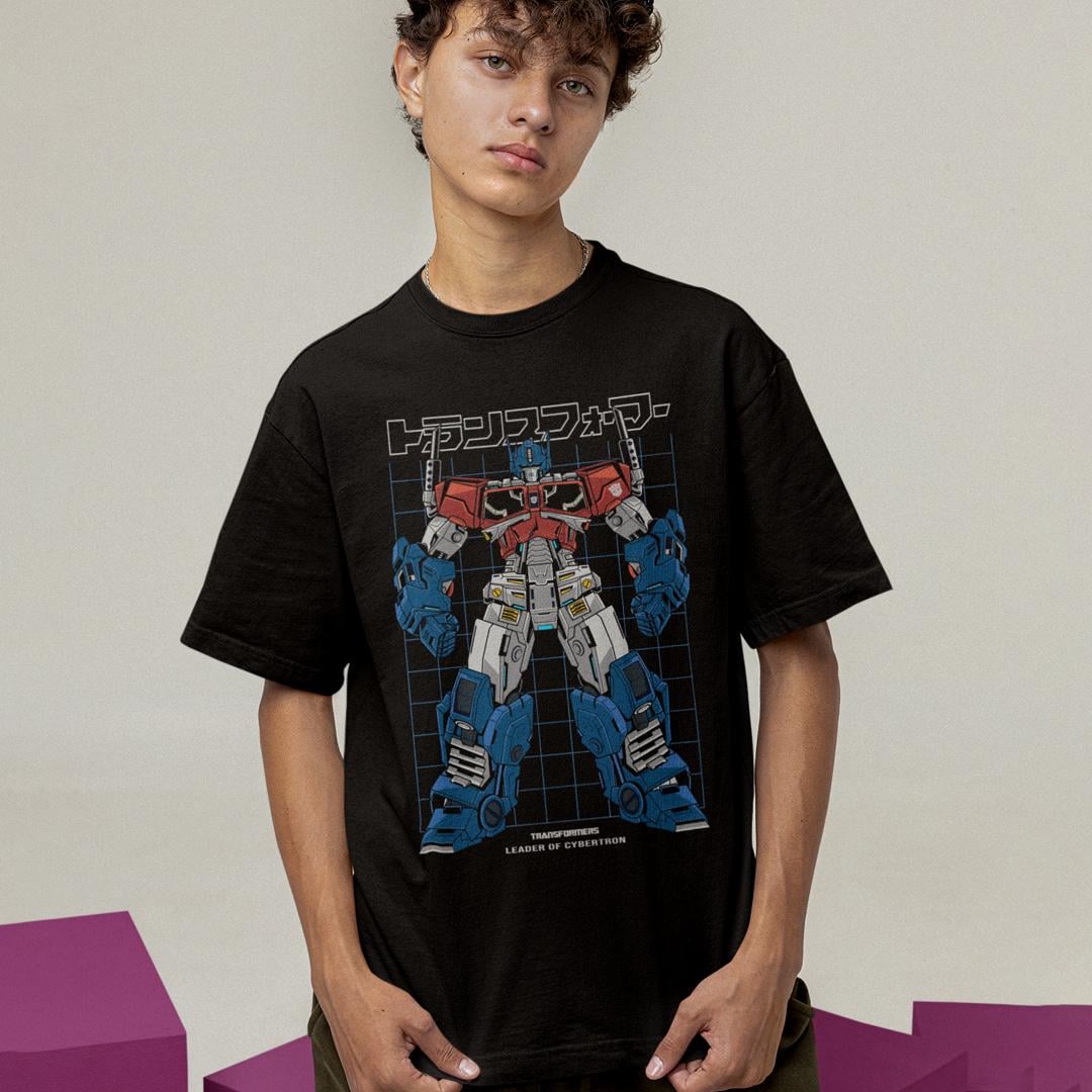 Футболка унисекс Transfomers Leader Of Cybertron 2XL Черный (32701451)