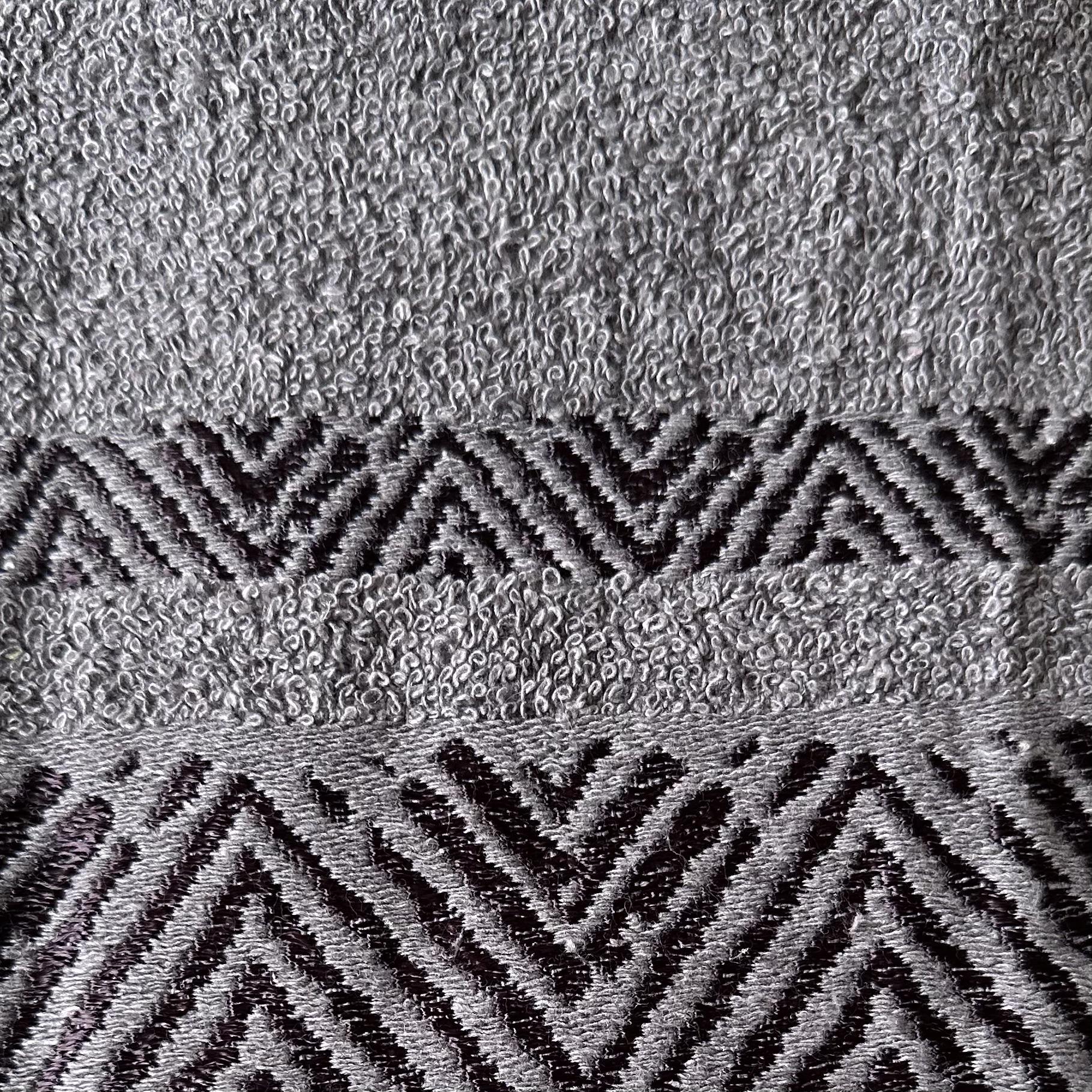 Полотенце махровое Malloory Home 70x140 см Серый (6722-2) - фото 3 Полотенце махровое Malloory Home 70x140 см Серый (6722-2) - фото 3