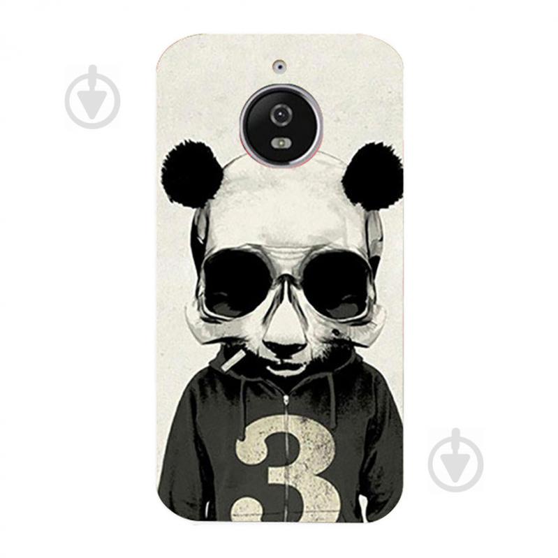 Чехол с рисунком Printed Silicone для Motorola Moto E4 Plus XT1771 Панда (hub_nRWi13232)