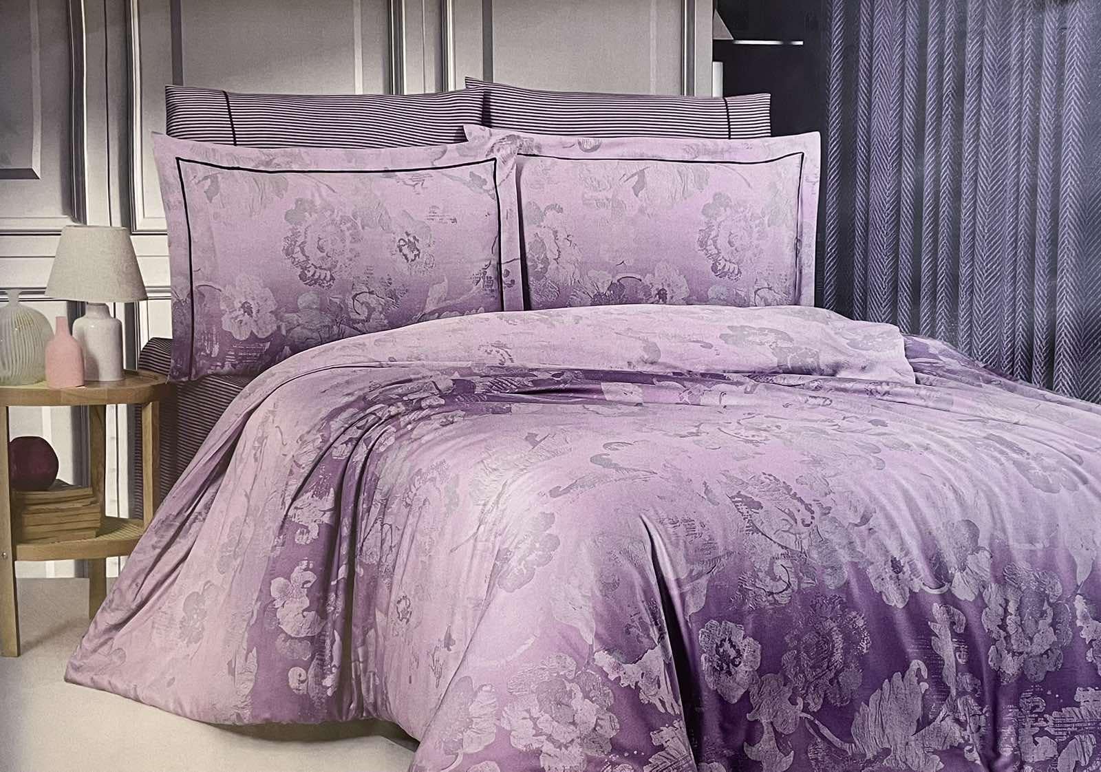 Комплект постельного белья Maison D'or Ambre Тенцел 200x220 см Dark Lilac (CN37413)