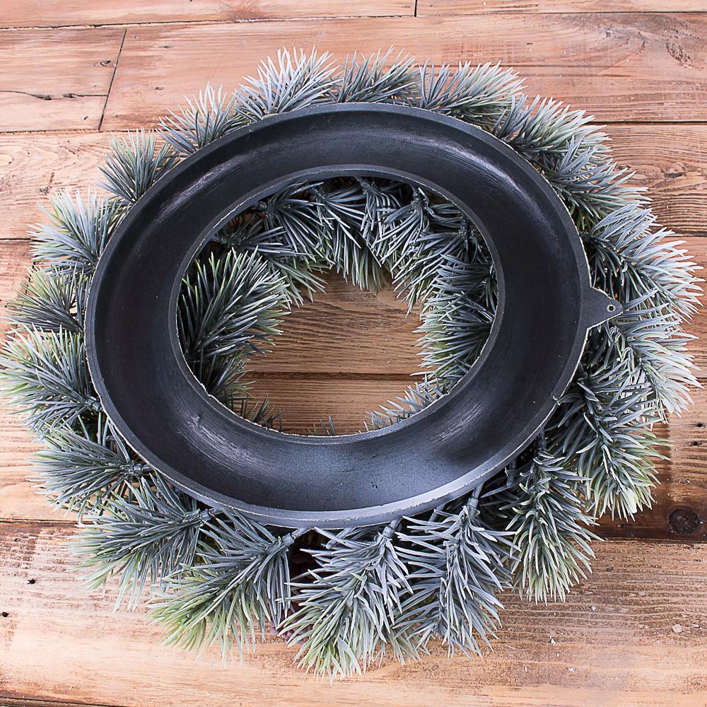 Венок из сосны с корешками 40 см (3088) - фото 3 Венок из сосны с корешками 40 см (3088) - фото 3