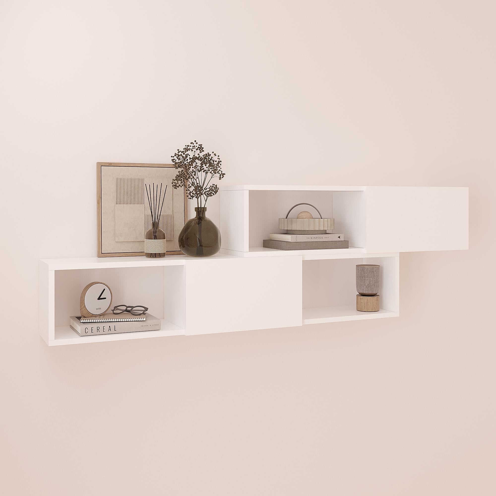 Полка навесная настенная ПК-9 460х1500х220 мм Белый