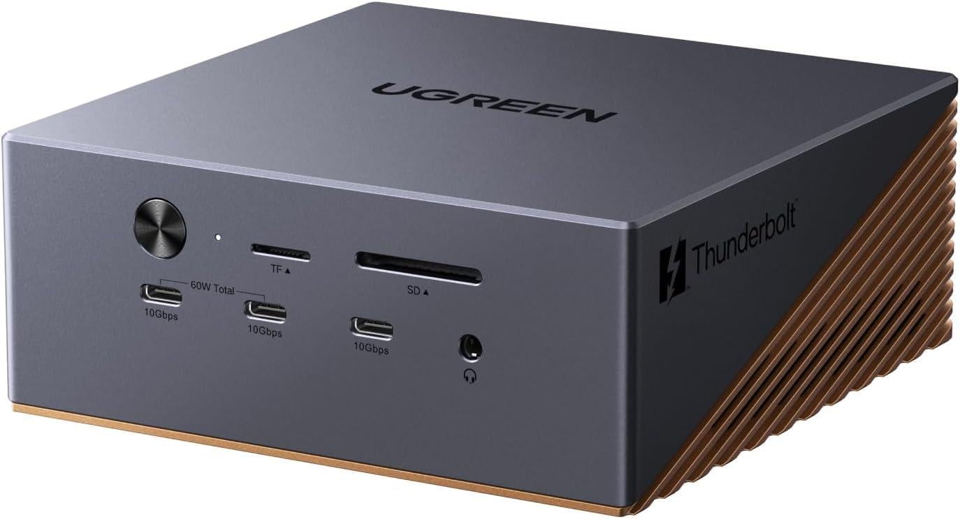 Док-станция UGREEN U716 Thunderbolt 5 17в1 с USB-концентратором Black (85590F)