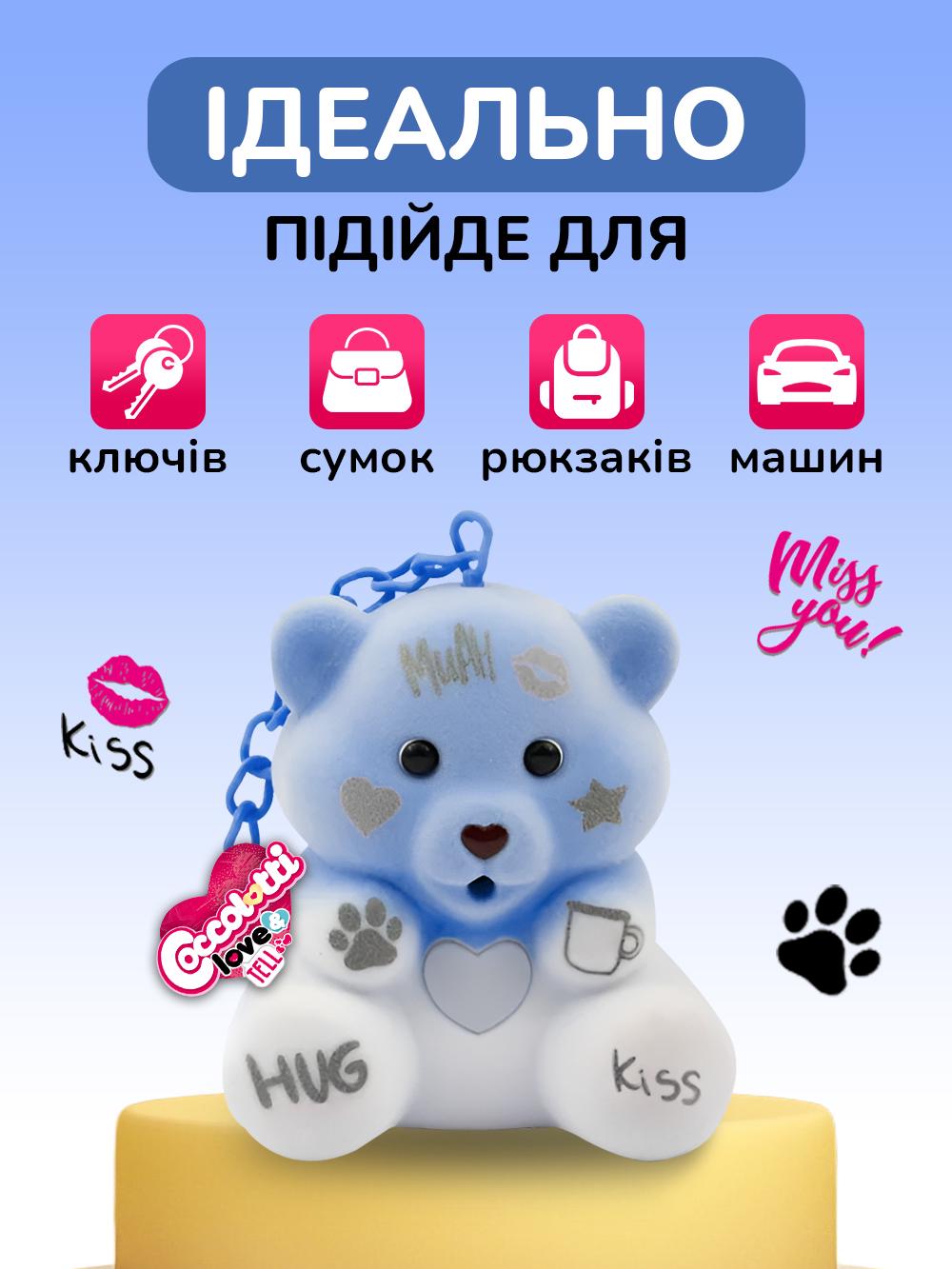 Іграшка інтерактивна ведмедик Coccolotti із записом та відтворенням забавним голосом Біло-синій (cd28edf9) - фото 6