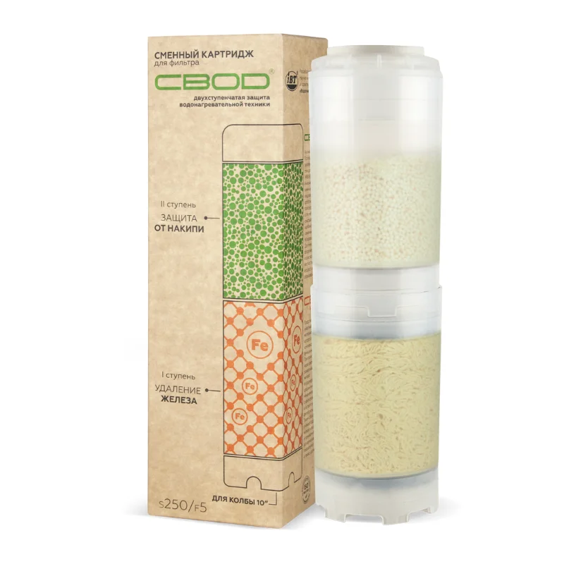 Картридж к фильтру SVOD с двойной защитой от накипи и железа S250/F5 (S250/F5)
