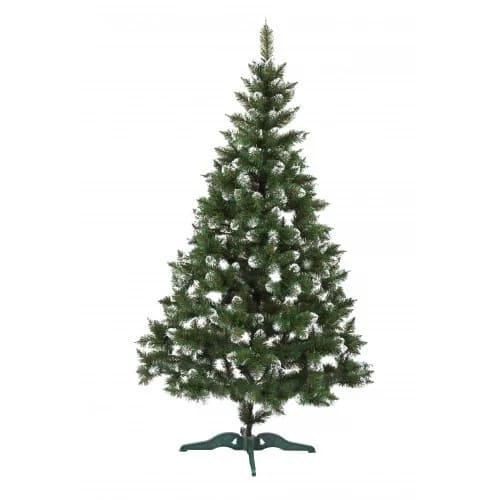 Елка искусственная с белым кончиком Снежная королева 2.5 м Зеленая