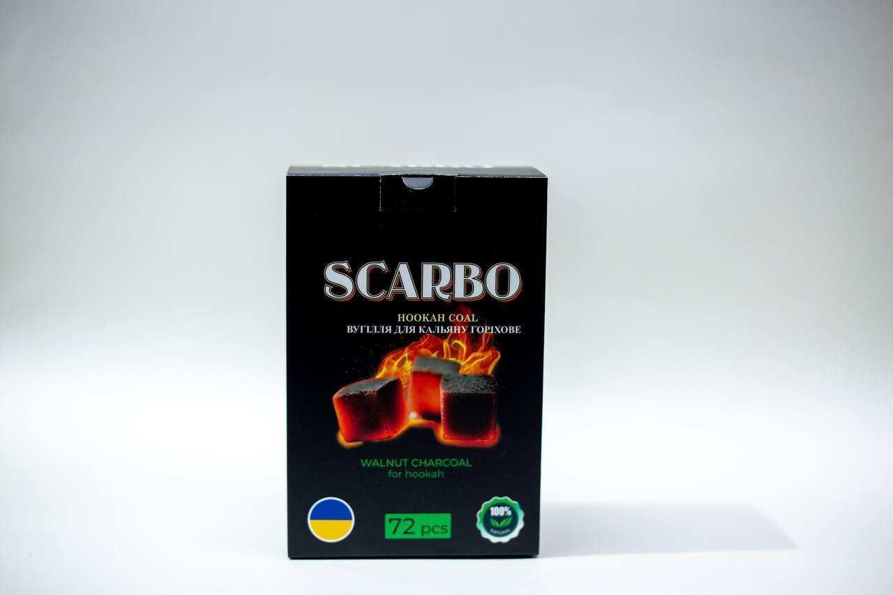 Уголь для кальяна Scarbo ореховый 1 кг 72 кубика (12311786)