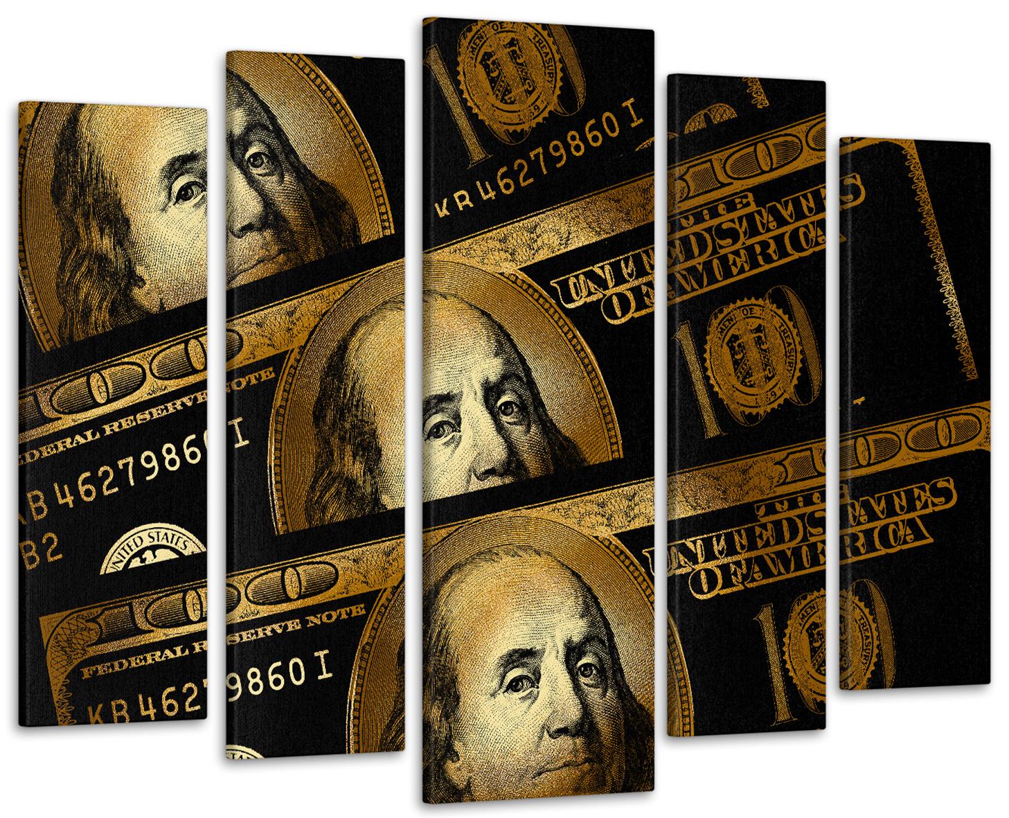 Картина модульная Деньги 105х150 см (Art-274_5)