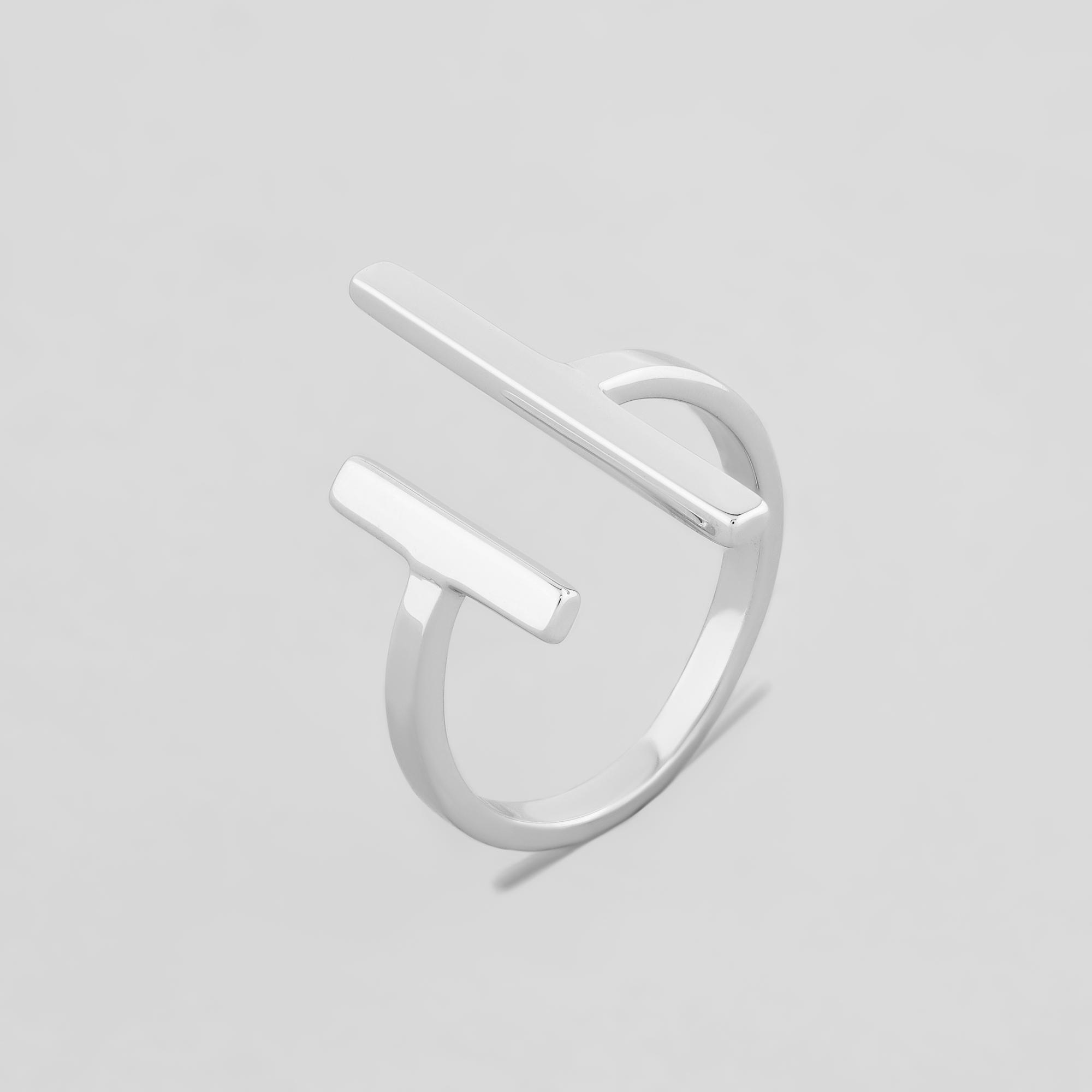 Серебряное кольцо Minimal Пара (5196)