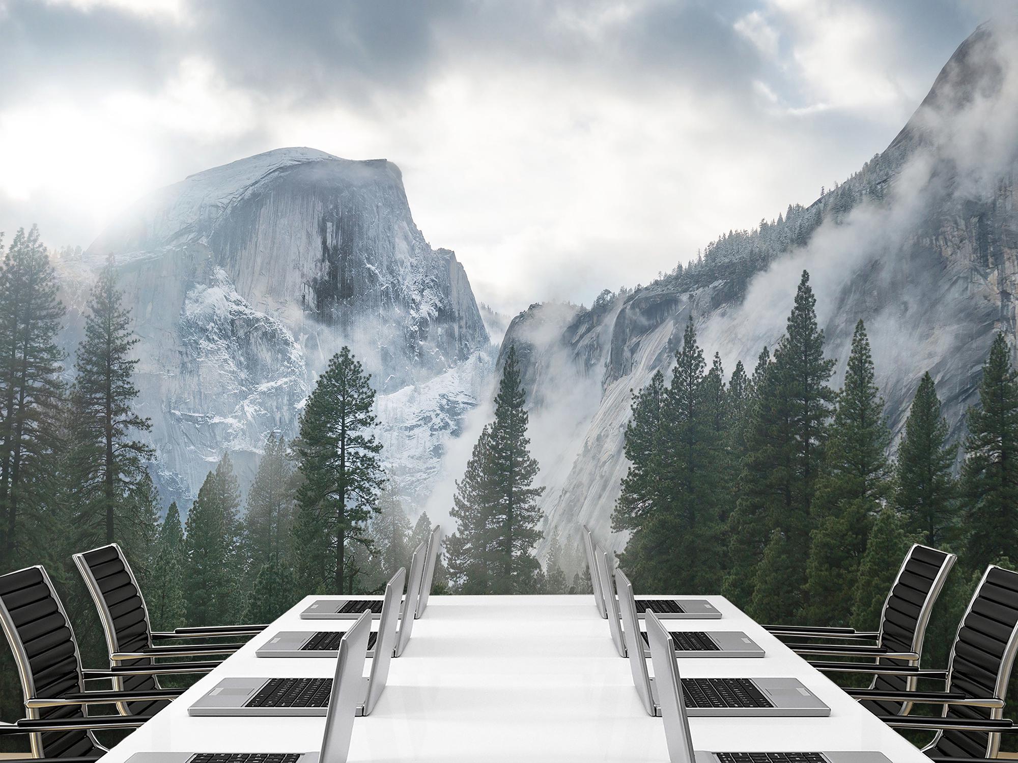 Фотообои флизелиновые Карпатский зимний горный пейзаж 190х285 см (S5NTR-064/4)