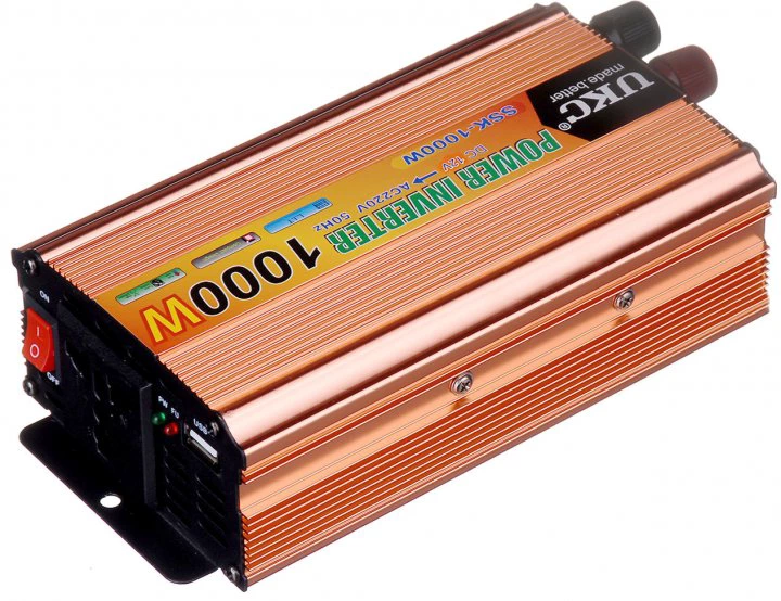 Перетворювач автомобільного струму UKC 1000 W AC/DC 12-220 V - фото 2