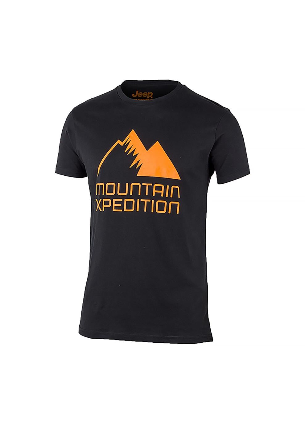 Футболка мужская JEEP T-SHIRT MOUNTAIN XPEDITION Print JX22A L Черный (O102627-B968 L)