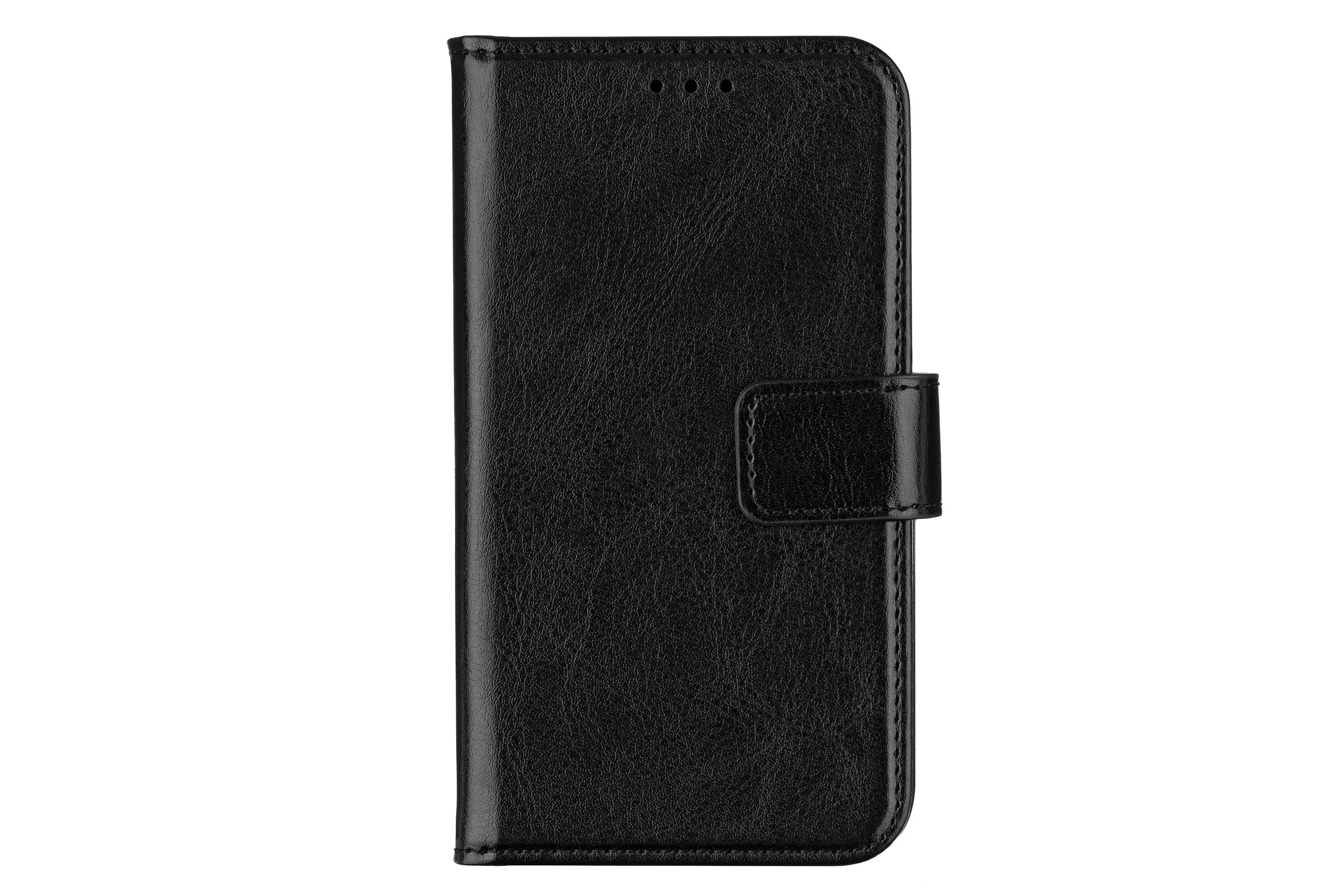 Чехол-книжка для телефона 2E ECO LEATHER для телефонов 4.5-5’ Black (2E-UNI-4.5-5-HDEL-BK) - фото 1