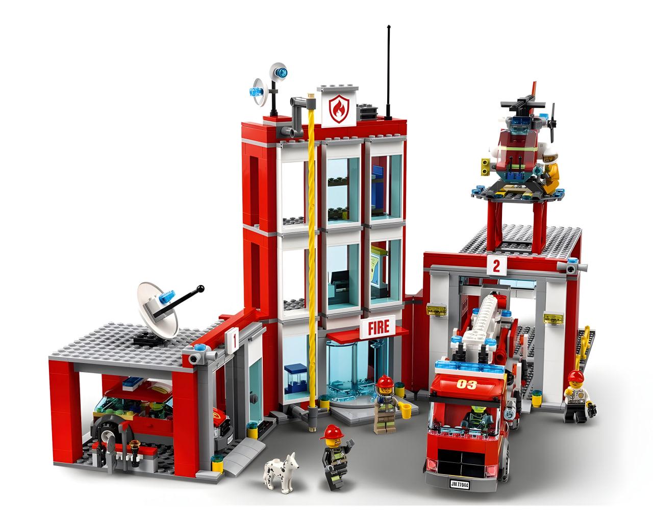 Конструктор City Пожежна станція 908 деталей (2E10604) - фото 4 Конструктор City Пожежна станція 908 деталей (2E10604) - фото 4