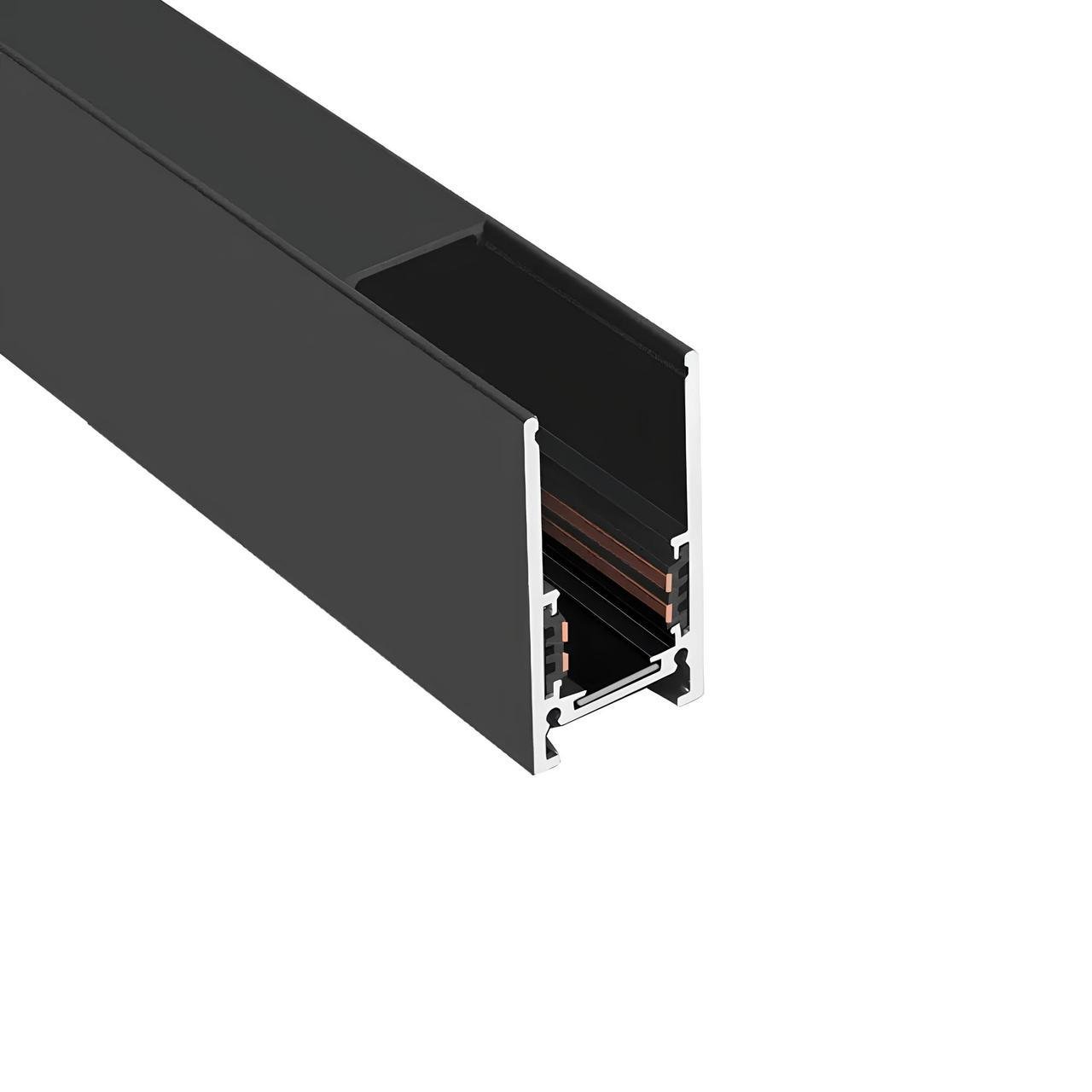 Шинопровід трековий магнітний OL11 48V накладний 1 м Чорний (29466127)