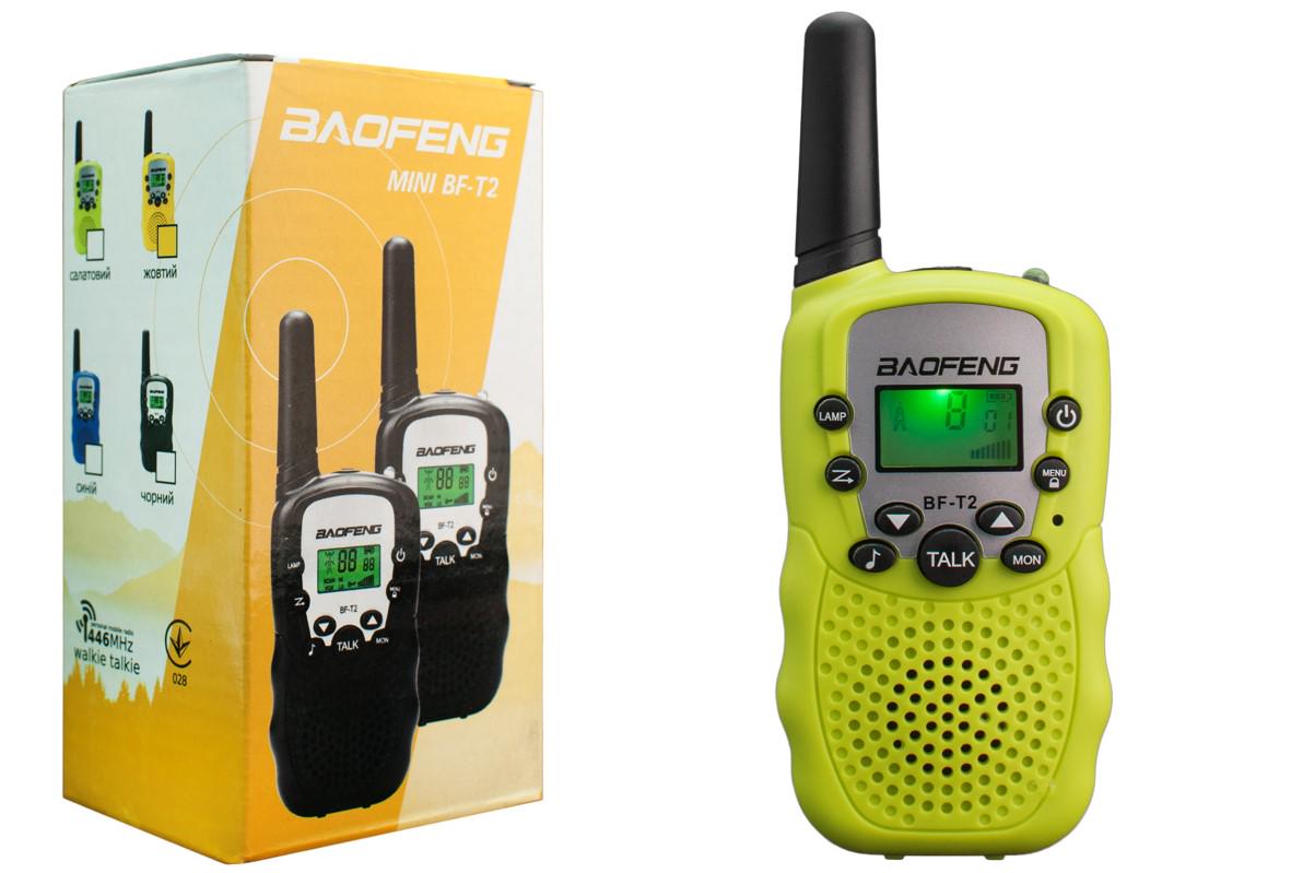 Рации Baofeng MiNi BF-T2 PMR446 Yellow (12363) - фото 8