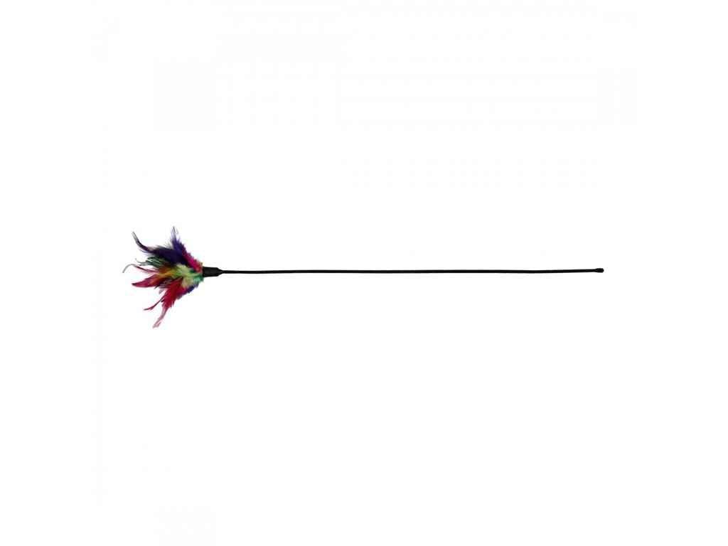 Игрушка для кошек Trixie Палочка с перьями 50 см (4106)