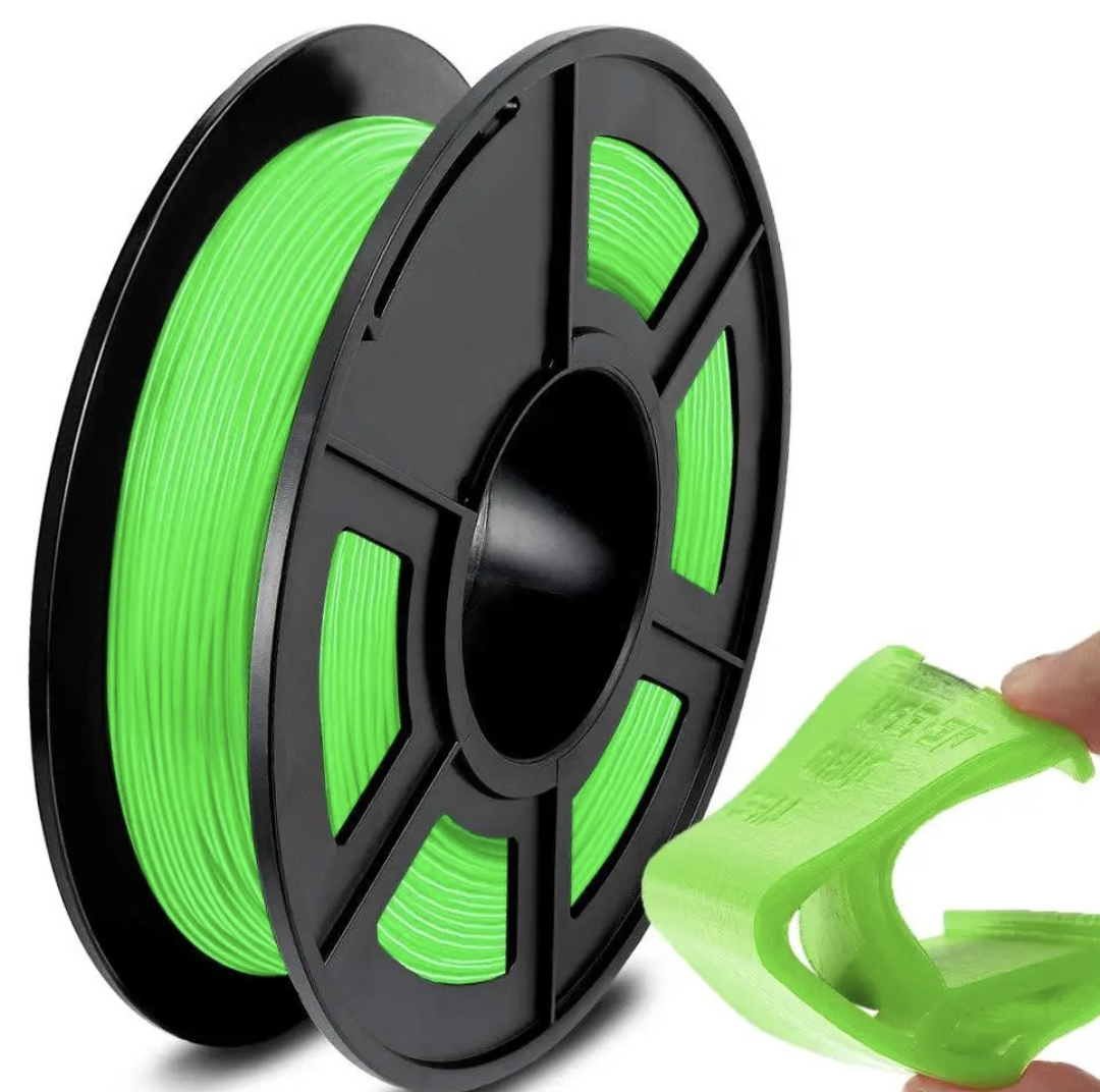 Филамент для 3D-принтеров SUNLU TPU Reusable Spool 1,75 мм 0,5 кг 190-230°C Green (03341022Z) Филамент для 3D-принтеров SUNLU TPU Reusable Spool 1,75 мм 0,5 кг 190-230°C Green (03341022Z)