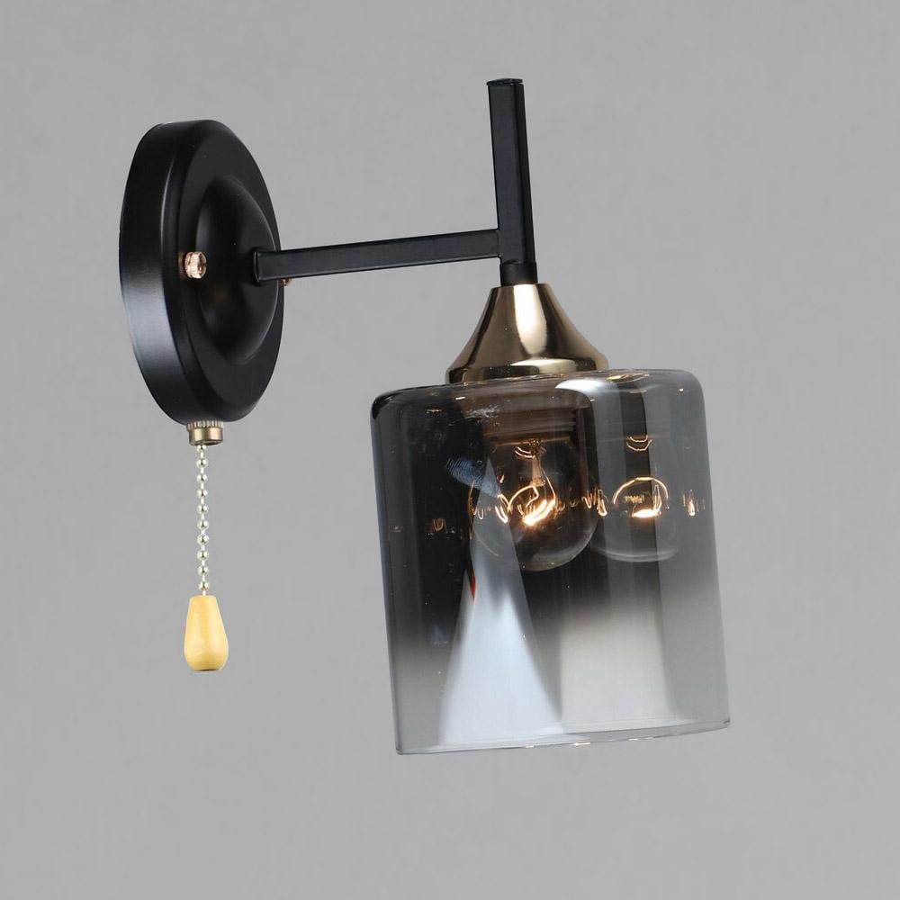 Світильник настінний Light House SRS-20240/1W BK/FGD Чорний/Золотий