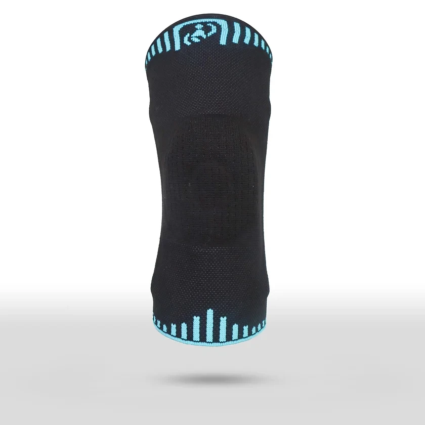 Бандаж компресійний на колінний суглоб Morsa з фіксацією колінної чашечки XXL Чорний - фото 4