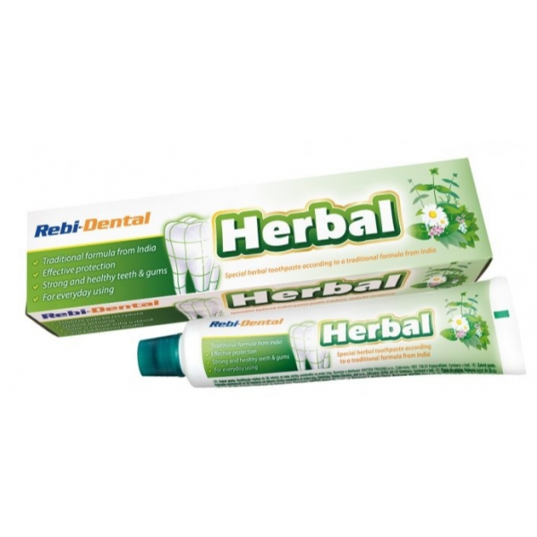 Зубная паста Rebi-Dental Herbal без фтора 100 мл