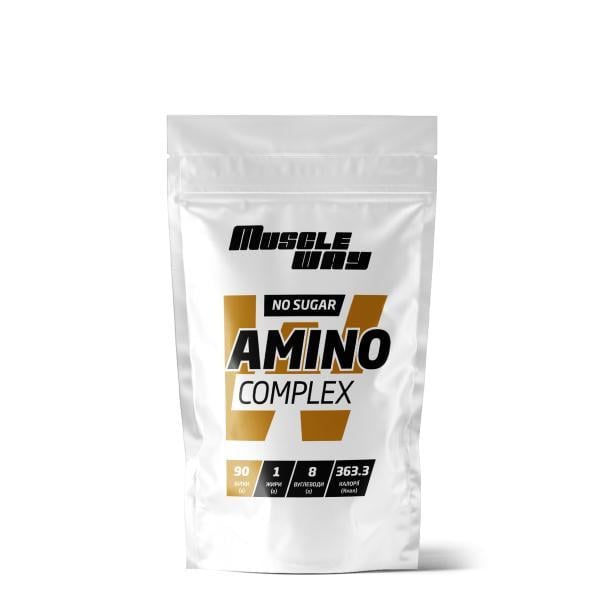 Аминокислотный комплекс MuscleWay AMINO COMPLEX низкокалорийный 90% белка на 12 порций 300 г Ананасовый (124-125-am-mw-rs300-2)