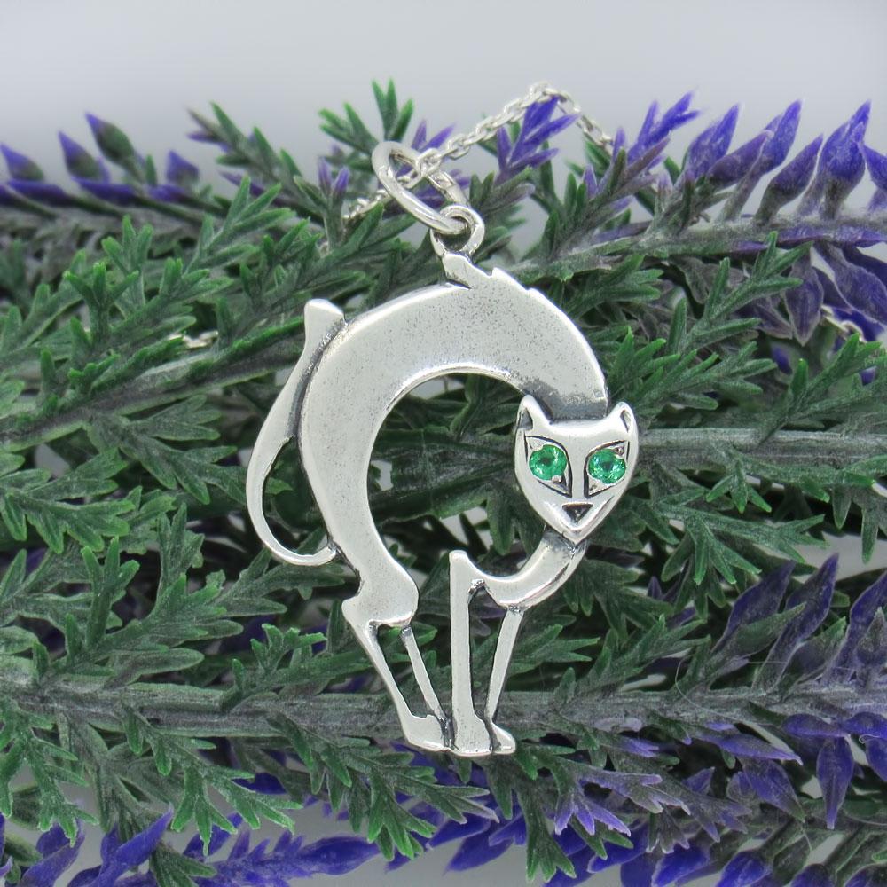 Срібний підвіс Витончена кішечка (1133898803) - фото 3 Срібний підвіс Витончена кішечка (1133898803) - фото 3