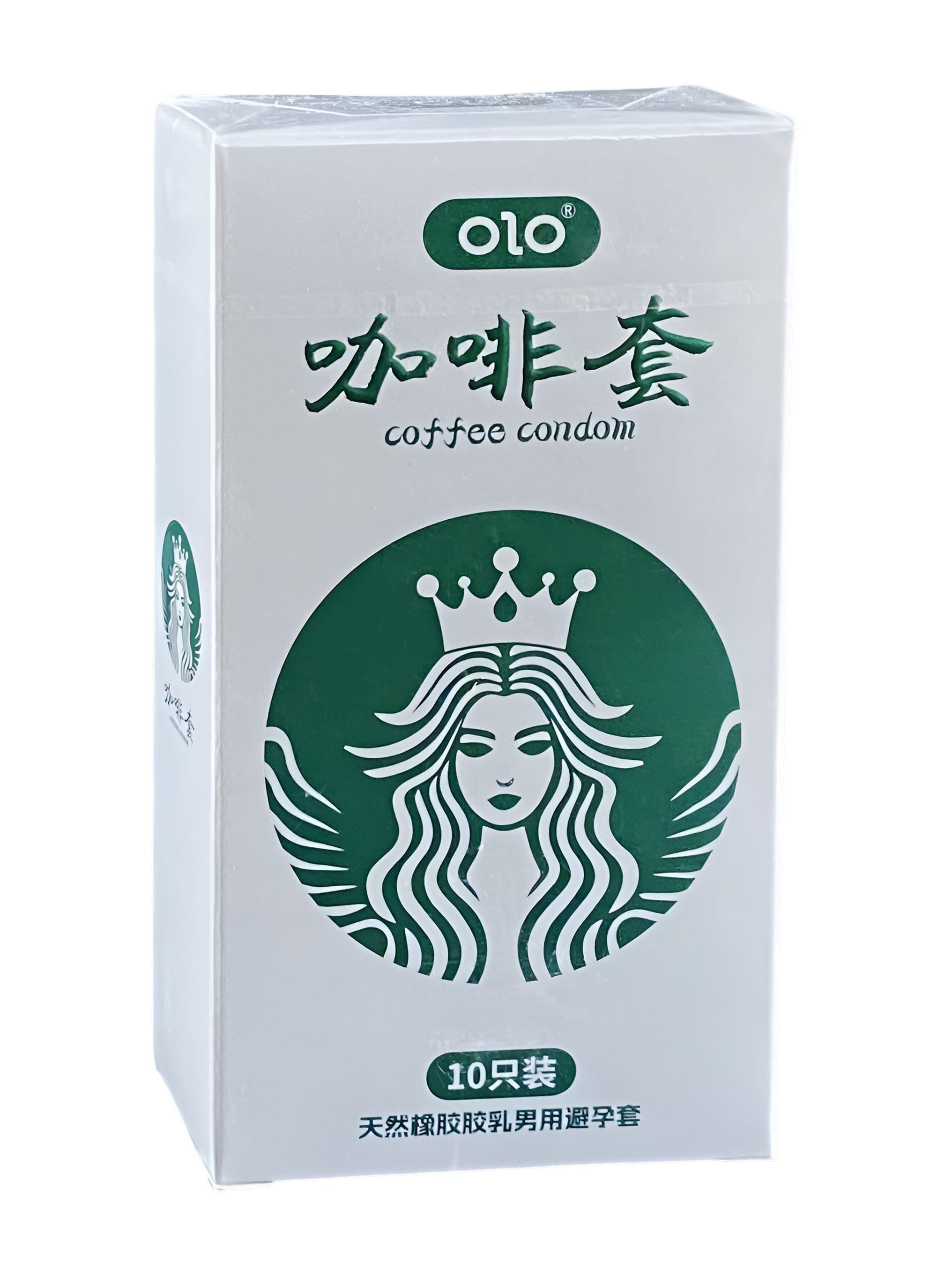 Презервативи OLO Coffee ультратонкі з ароматом кави 10 шт. (BLS19003)