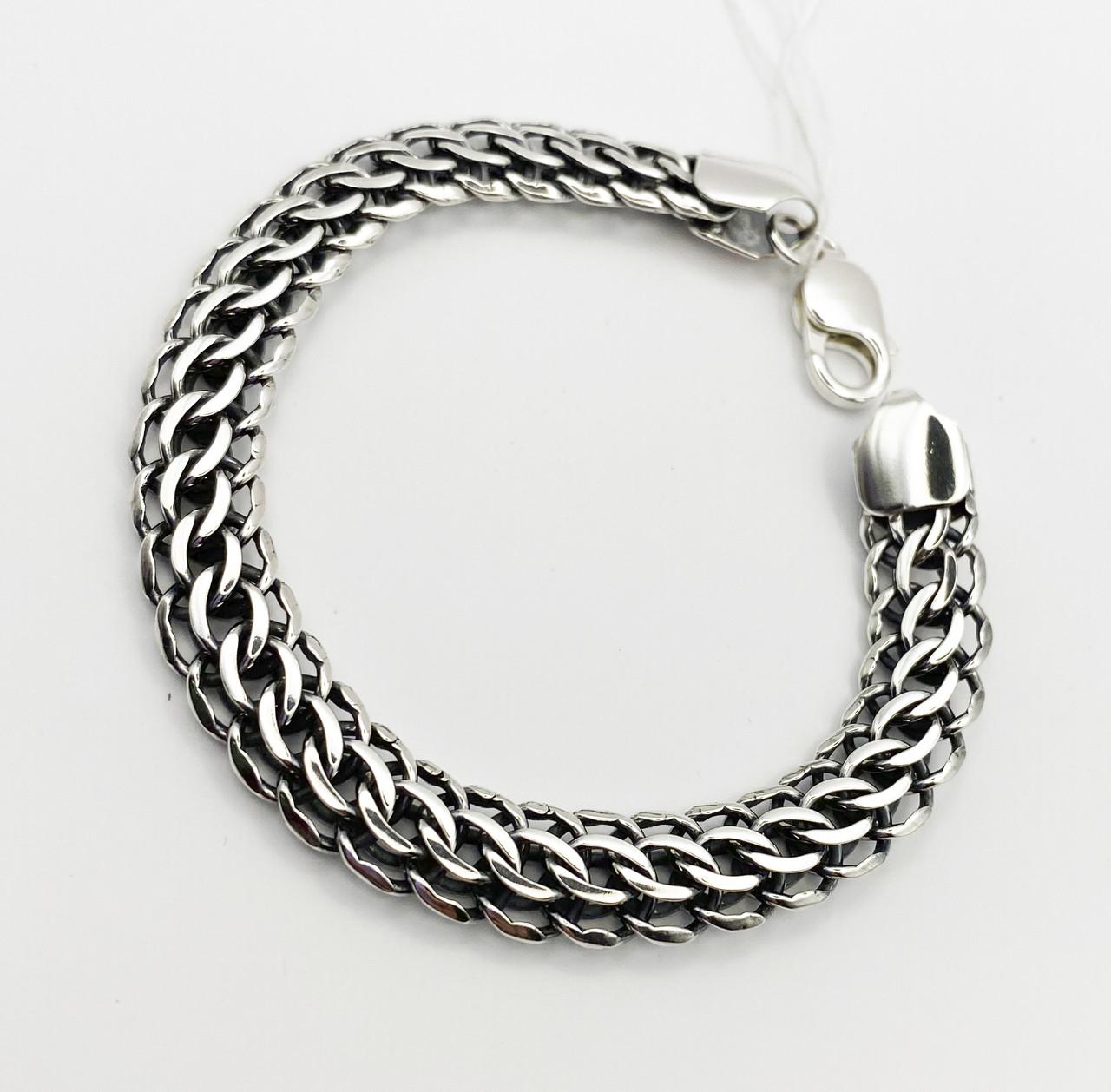 Браслет серебряный Питон р. 22 27,22 г - фото 1 Браслет серебряный Питон р. 22 27,22 г - фото 1