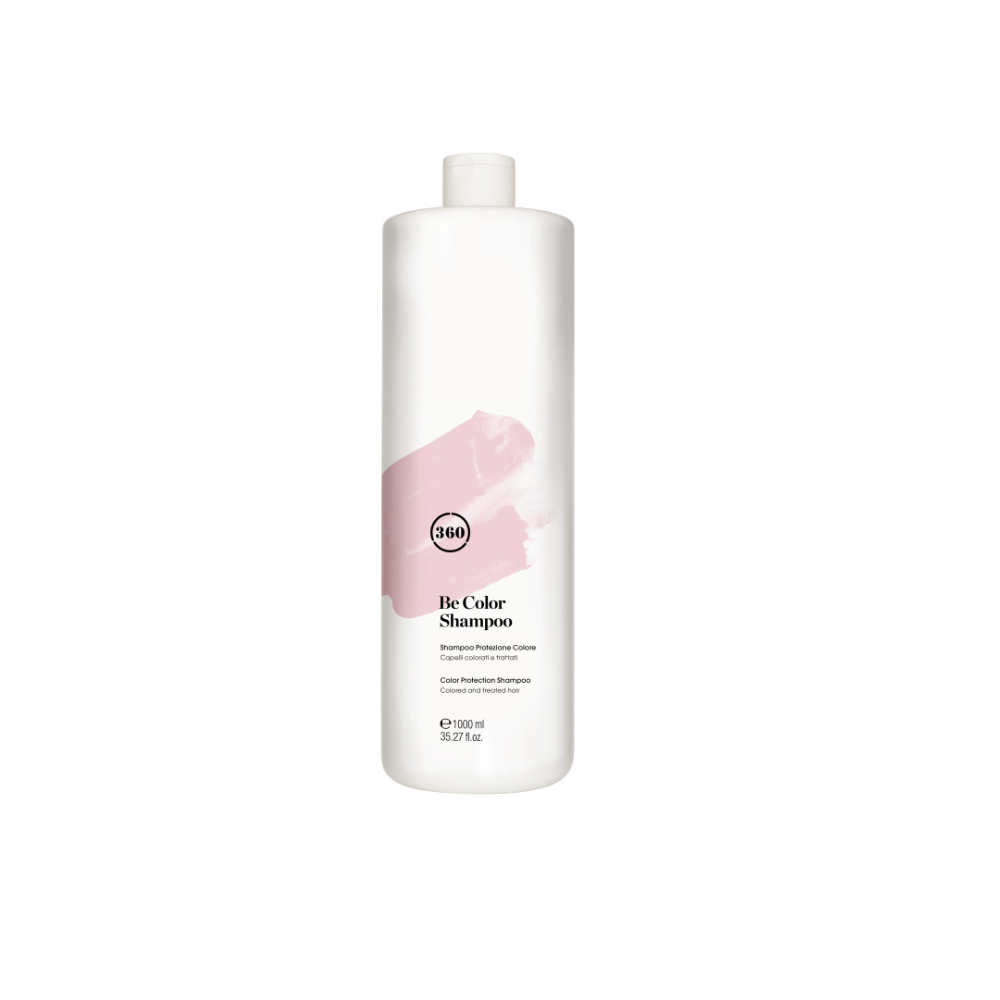 Шампунь для фарбованого волосся з ожиновим оцтом 360 Be Color Colored And Treated Hair Shampoo 1000 мл
