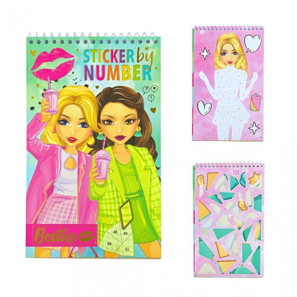 Стикербук по номерам Besties Summer (961037) - фото 2 Стикербук по номерам Besties Summer (961037) - фото 2