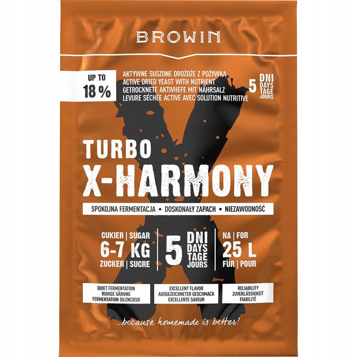 Дріжджі для цукру Browin Turbo X-Harmony 18% 138 г на 25 л (21098968)