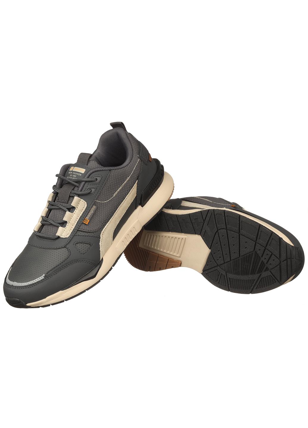 Кросівки чоловічі BaaS M7460-2 комбінований р. 42 Сірий (20031) - фото 4