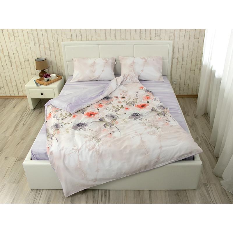 Постельное белье Руно сатин Flowers полуторный (22669)